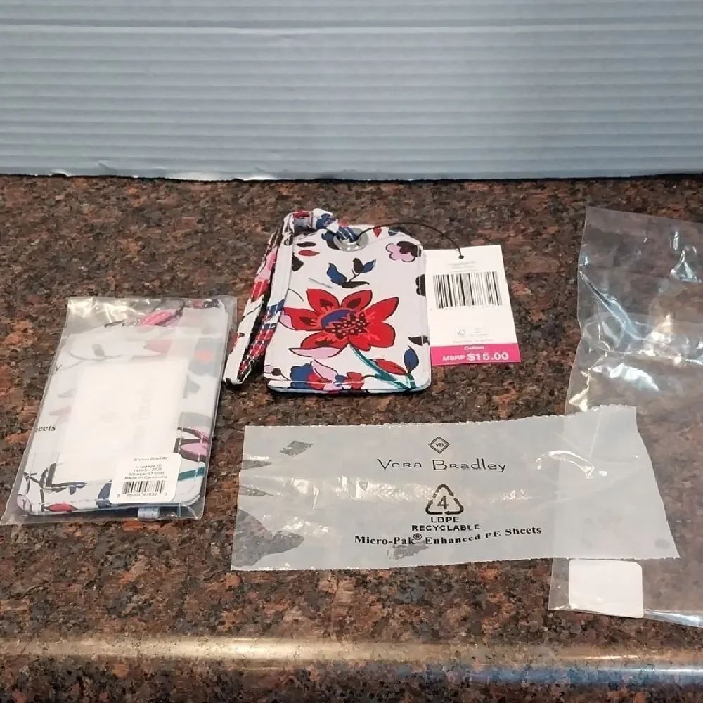 Vera Bradley Red and Blue Floral Phone Case
